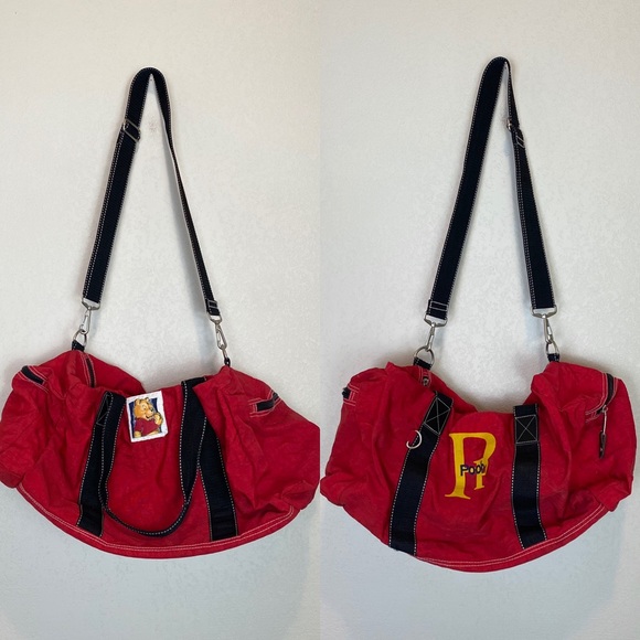 Disney Handbags - Disney Winnie the Pooh Bear VINTAGE 90s Duffel Bag